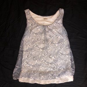 SOLD Via Signoria Paisley two layer tank